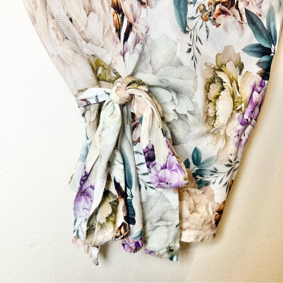 Rareism Women’s Sawyer Multi Cotton Fabric Floral Cowl Neck Top Size X-Small - Picture 5 of 11